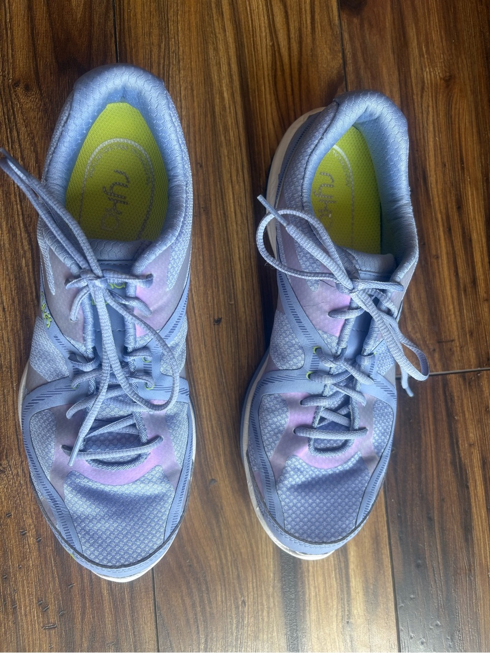 Ryka Light Purple and Lime Women's Athletic Running Shoes